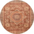 thumbnail image 1 of Ahgly Company Indoor Round Abstract Red Abstract Area Rugs, 6' Round, 1 of 6