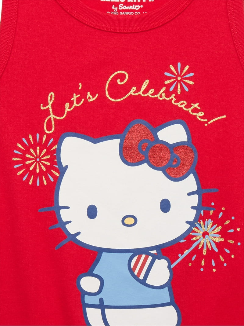Hello Kitty Girls Americana Graphic Tank Top, Sizes 4-16 - Walmart.com