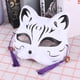 thumbnail image 2 of KAKOWELY máscaras de gato para mascarada, máscara de cosplay, máscara de media cara, máscara de fiesta, 2 of 5