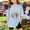 Blue, variant on Boys Girls 4th of July T Shirts Short Sleeve Crew Neck Patriotic Basic USA Graphic Casual Tees Kids Tops Kids Shirts 250th Independence Day 7-8 Years
