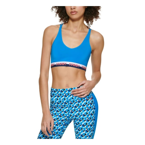 TOMMY HILFIGER SPORT Intimates Blue Sports Bra XXL