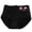 Black, variant on Women's High Waist Floral Print Briefs, Stretch Seamless Tummy Hip Lift Body Shaping Underpants M-2XL
