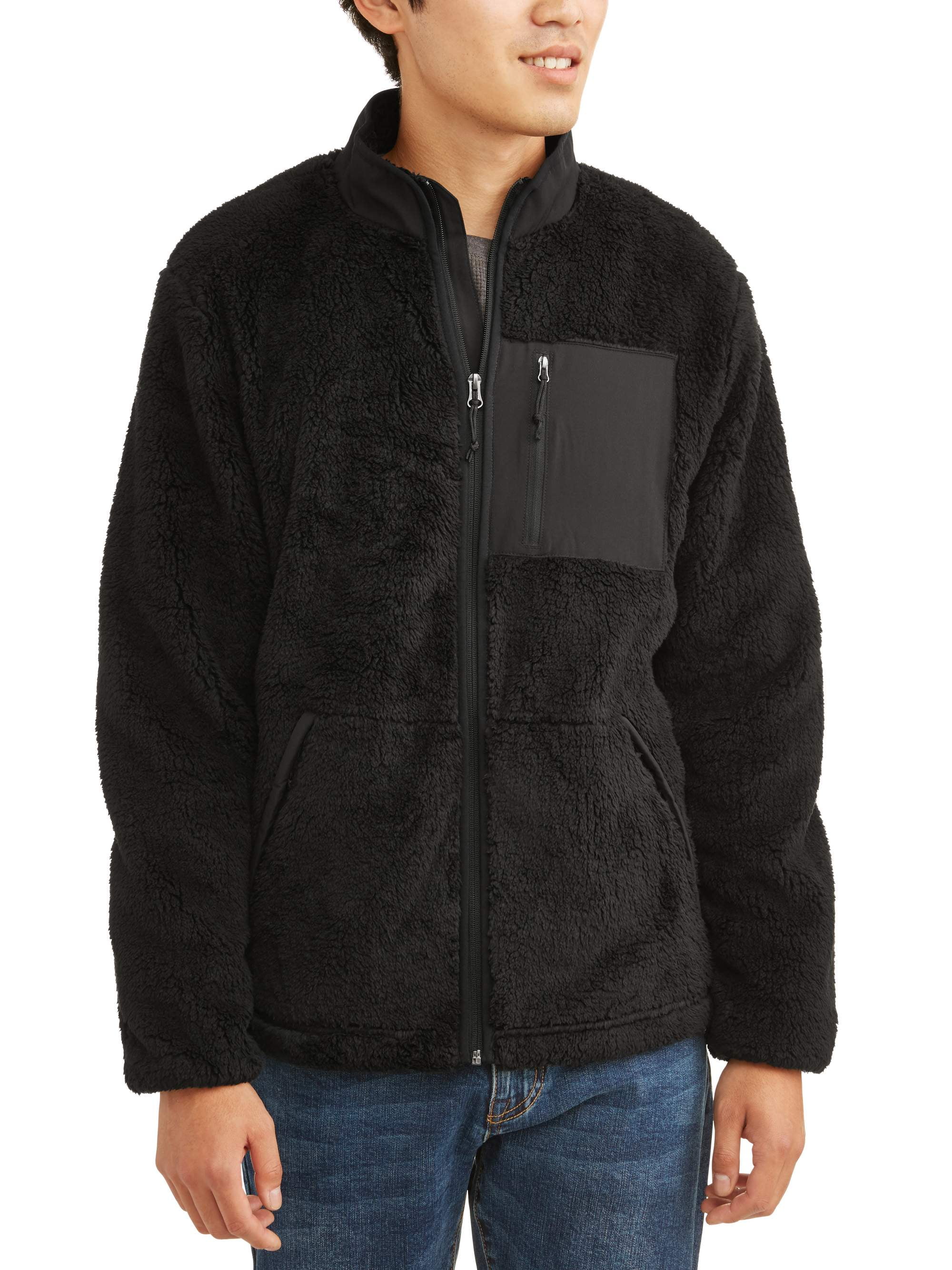 black zip up jacket walmart