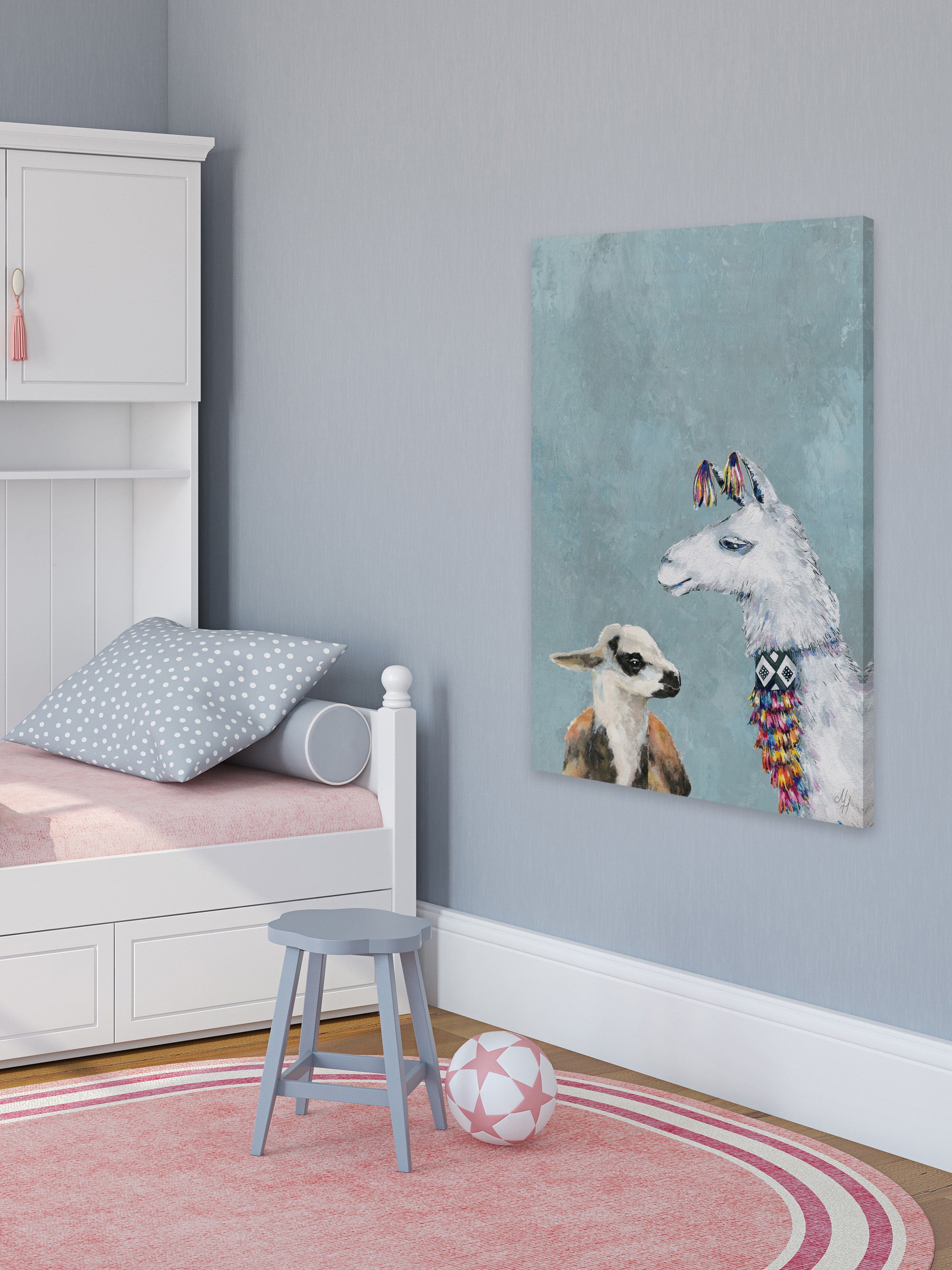 Marmont Hill Fashion Power in Blue II Canvas Wall Art