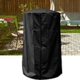 thumbnail image 4 of Cubierta para calentador de patio, chimenea de patio, impermeable, resistente a los rayos UV, antipolvo, color negro, 4 of 13