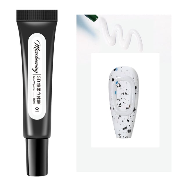 TopLLC Tuyau Trois Dimensions Vernis à Ongles Gel Bonbon Gelée Sans Rinçage Gel Nail Gel