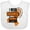 AA-White, variant on Inktastic I Wear Orange for My Mom Multiple Sclerosis Awareness Boys or Girls Baby Bib