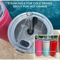 thumbnail image 5 of Ice Shaker Insulated Tumbler Dreaming Style - Stainless Steel, Straw - 26 Oz, Purple, 5 of 6