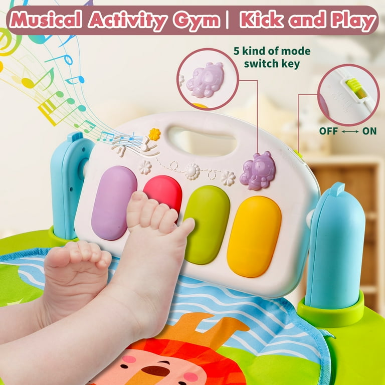 Kick And Play Piano Baby Gym And Playmats Baby Play Mat For
