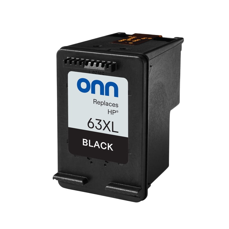 Free Shipping! Onn+ HP 63XL Remanufactured Black Ink Cartridge for