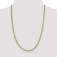 thumbnail image 3 of 14K Yellow Gold 4.7mm Solid Polished Light Flat Cuban Chain 18 Inch, 3 of 6