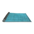 thumbnail image 2 of Ahgly Company Indoor Square Oriental Light Blue Industrial Area Rugs, 5' Square, 2 of 4