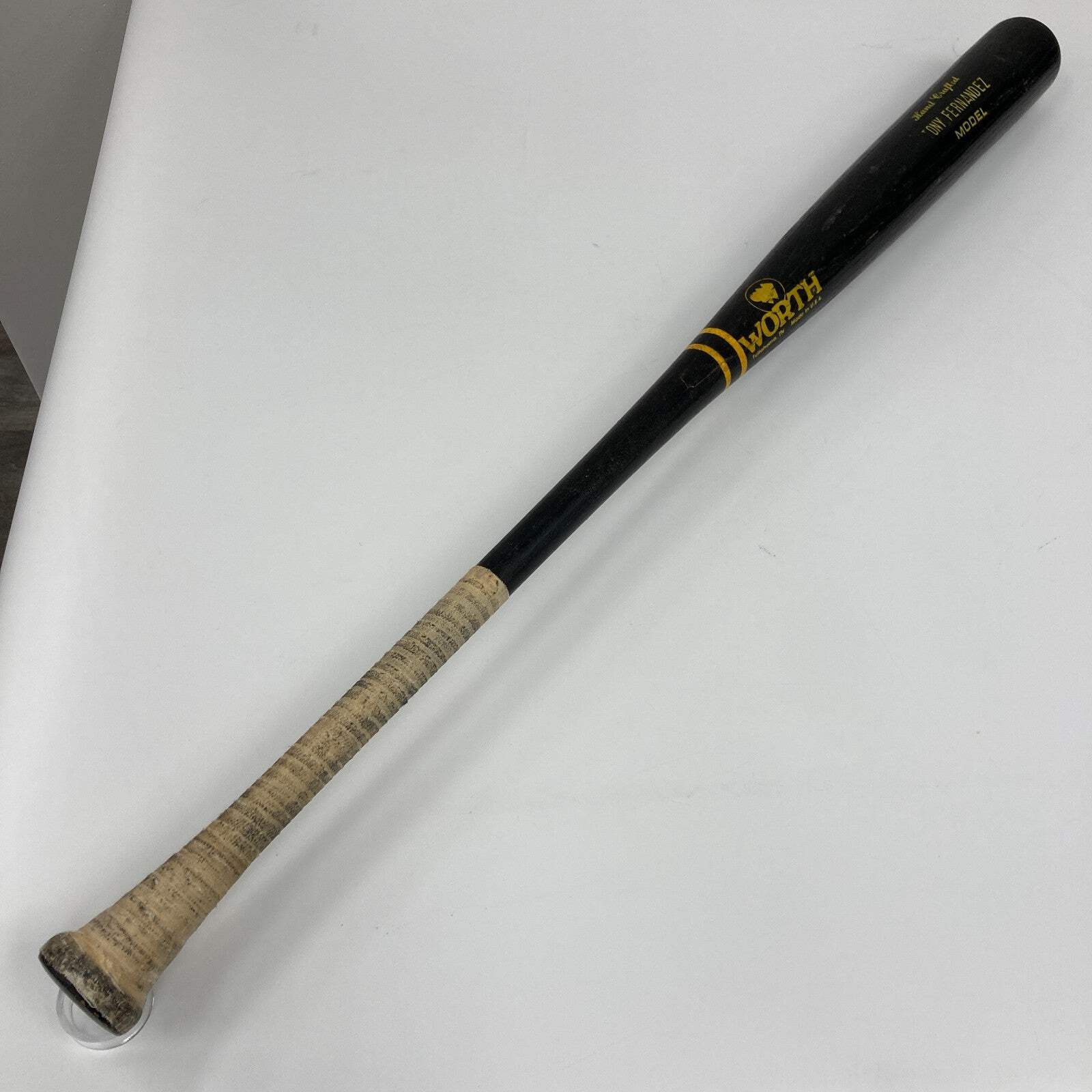 Tony Fernandez 1980's Worth Game Used Baseball Bat Toronto Blue Jays