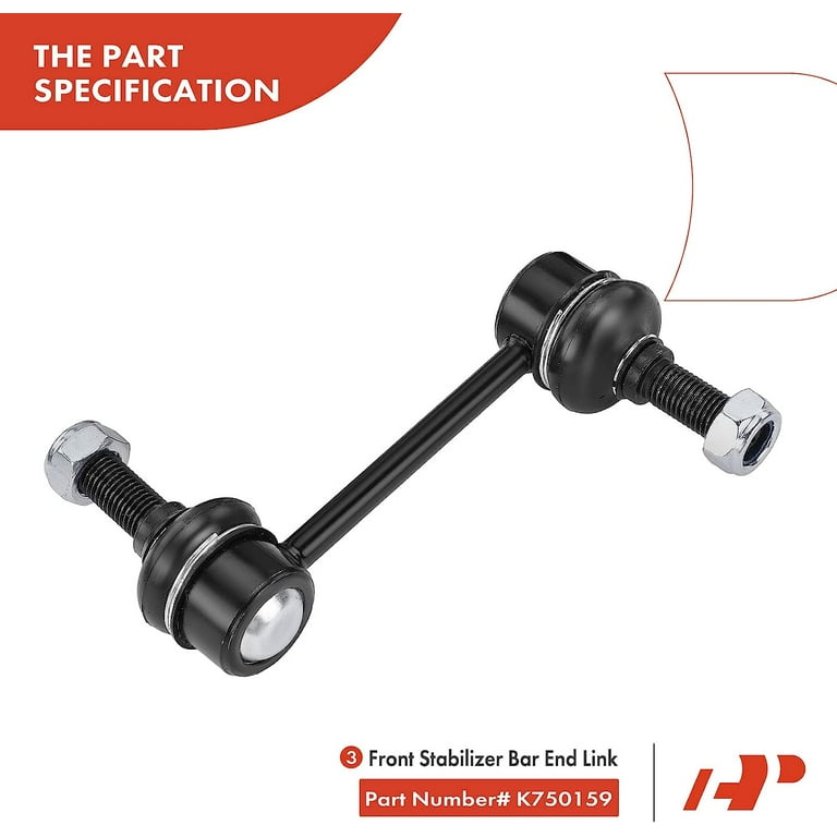 A-Premium 4Pcs Front Suspension Kit Lower Control Arm and
