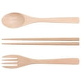 thumbnail image 2 of Kitchen Utensils,3PCS/Set Spoon Fork Chopstick Kitchen Cutlery Set Travel Cutlery Top-Notch Performance, 2 of 14