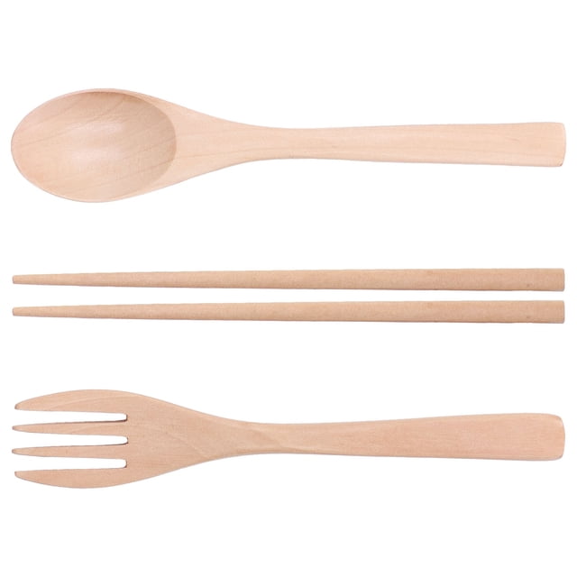Tableware Set,3PCS/Set Spoon Fork Chopstick Kitchen Cutlery Set Travel Cutlery Meticulously Designed
