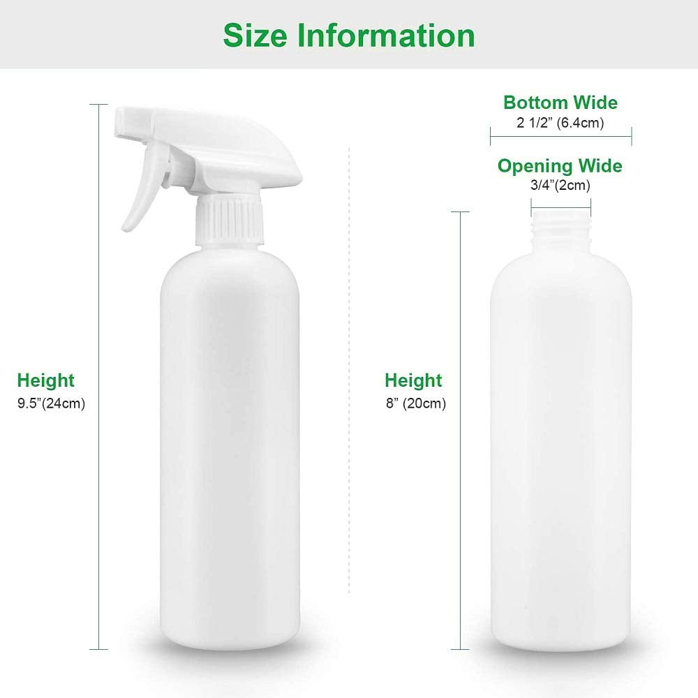 Plastic Spray Bottles Black For Cleaning Solutions, Heavy Duty Opaque  Refillable Reusable Empty Spraying Bottles Anti-degradation Leak-proof