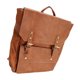 thumbnail image 2 of Mochila de piel sintética resistente al agua, de gran capacidad, antiestrés, suave, para mujer, para viajar, gimnasio, marrón claro, talla única, 2 of 14