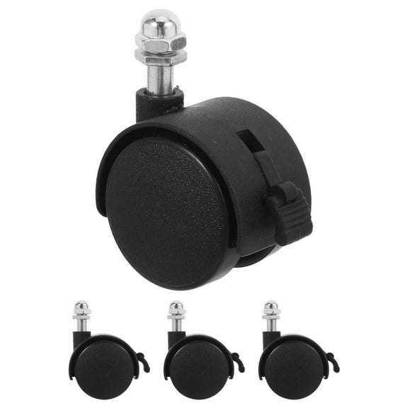 WORGEOUS 4pcs Replacement Wheel for Electrical Oil Heater Plastic Swivel Casters for Radiators Caster Wheel for Pulley Oil-Filled Heater