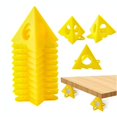 thumbnail image 1 of Soportes de pirámide de 20 piezas, soportes triangulares de pintura, elevadores de puertas de gabinete, elevadores de puerta de lona de cono amarillo, soportes de pintura, 1 of 5
