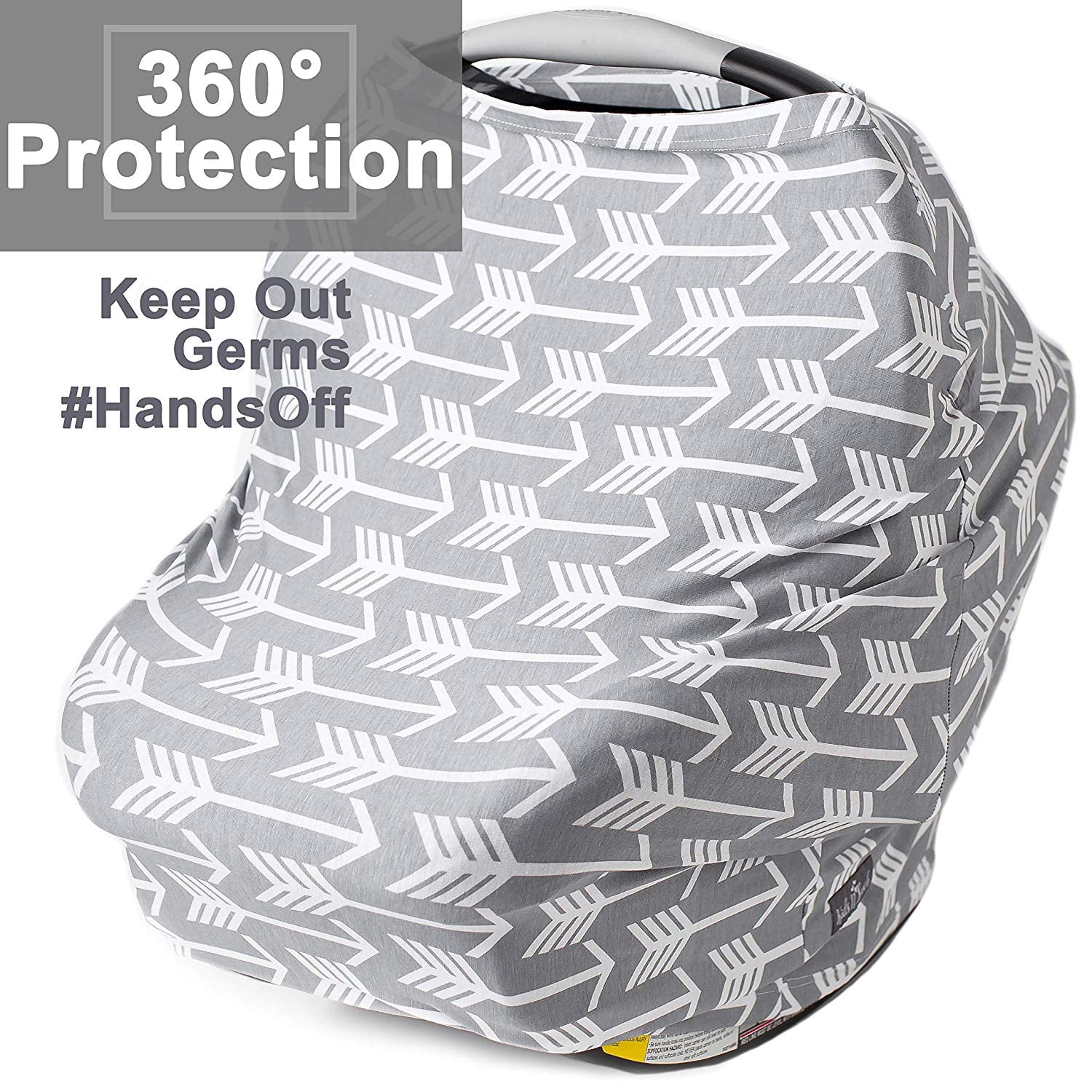 Breastfeeding Cover Nursing Cover - Baby Car Seat Covers - Car Seat Canopy Cover, Infant Stroller Cover for Girls and Boys, Baby High Chair Cover Perfect Gift for Pregnant Moms