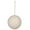 Ivory, variant on Vickerman 5" Ivory Wool String Wrapped Ball Ornament, 2 per bag.