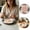 D, variant on 1PC All-in-one Premium Ceramic Garlic Grater Plate - Cross Glazed Design and Style - For Garlic, Ginger, Chocolate, and more -4.6in(B)
