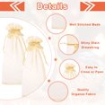 thumbnail image 3 of Uxcell 30pcs Bolsas de Vino de Organza, 15x5.5" Bolsas de Regalo de Malla con Lazo para Bodas y Cumpleaños, Dorado, 3 of 7