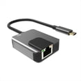 thumbnail image 1 of 3 In1 USB Type-C Adapter with 3.5mm Audio Jack 1000Mbps RJ45 Ethernet with PD3.0 Fast Charging for Gaming Phones,1 * Network adapter, 1 of 6