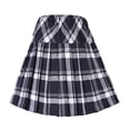 thumbnail image 2 of Urban CoCo Plaid Pleated School Uniform Mini Skirts (Series 1 White,S), 2 of 6