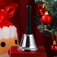 thumbnail image 3 of Shisuyan Hand Bell Silver Steel 1Set 2.55x2.55x4.72In, 3 of 9