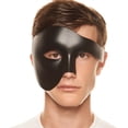 thumbnail image 3 of Halloween Para Hombre Máscara De Mascarada Fiesta De Cosplay Máscara De Media Cara Máscara De Navidad Eigraketly HA047047-01, 3 of 3