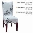 thumbnail image 5 of High Stretch Dinner Chair Covers Set of 4, Dining Chair Slipcovers Removable Washable Dining Chair Protector Cover for Hotel Dining Room Banquet Wedding Party Restaurant (Gray – Pattern 1), 5 of 9