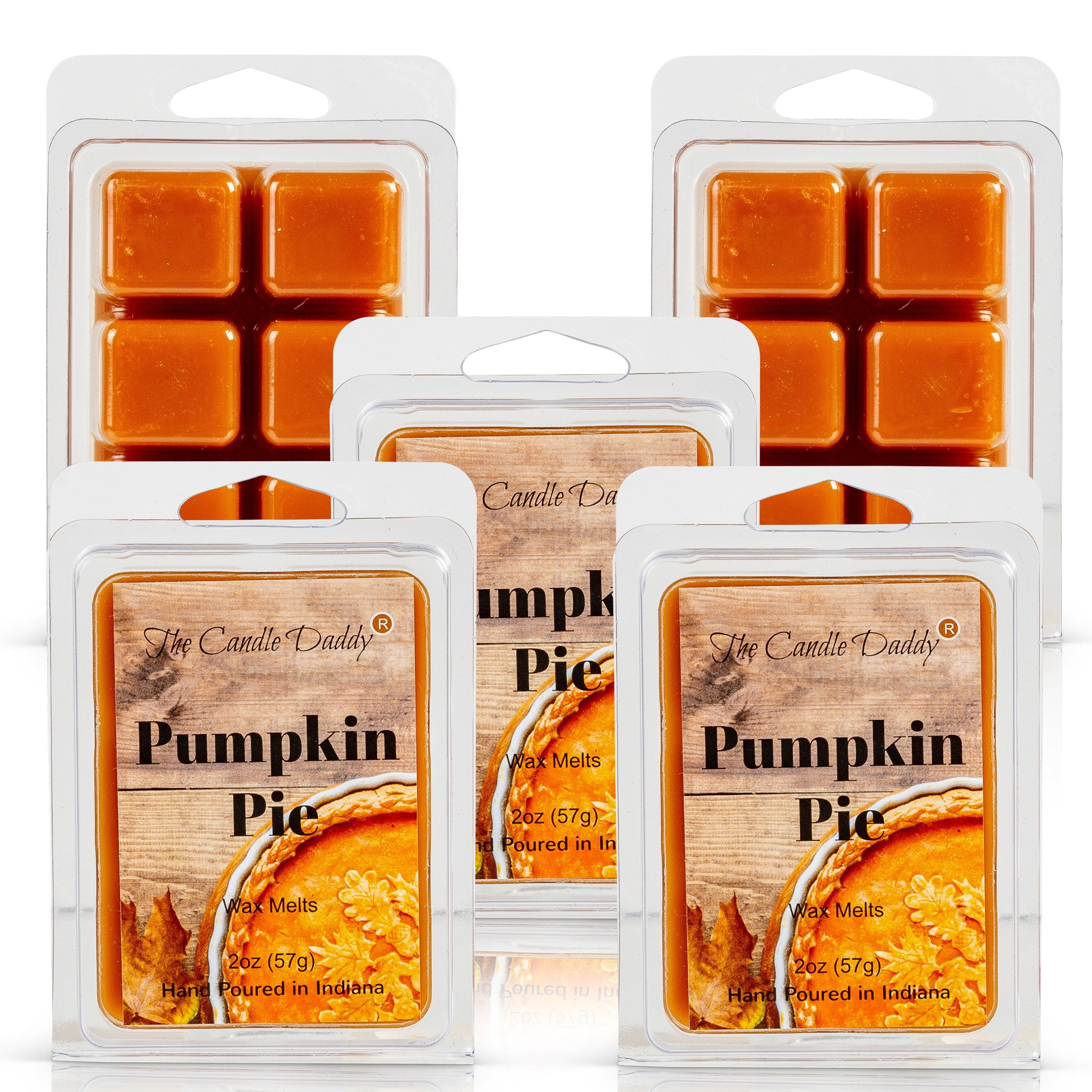 5 OZ LOT OF 10 PACKAGES NEW SCENTSATIONALS PUMPKIN SPICE WAX CUBE MELTS 