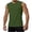 Army Green, variant on LIaqionyy Sleeveless Shirts for Mens Solid Color Tank Tops Workout Muscle Gym Ribbed Shirt Summer Clothes