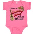thumbnail image 3 of Inktastic I Listen to Country Music with My Daddy Guitar and Hat Boys or Girls Baby Bodysuit, 3 of 5