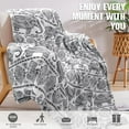 thumbnail image 2 of Elephant Gifts for Women Sherpa Blankets Soft Flannel Reading Blanket Cozy Warm Bedding Fuzzy Boho Throw Blanket for Couch Bed Sofa Decor Animal Lovers Mom Grandma Birthday, 60"X50", 2 of 7