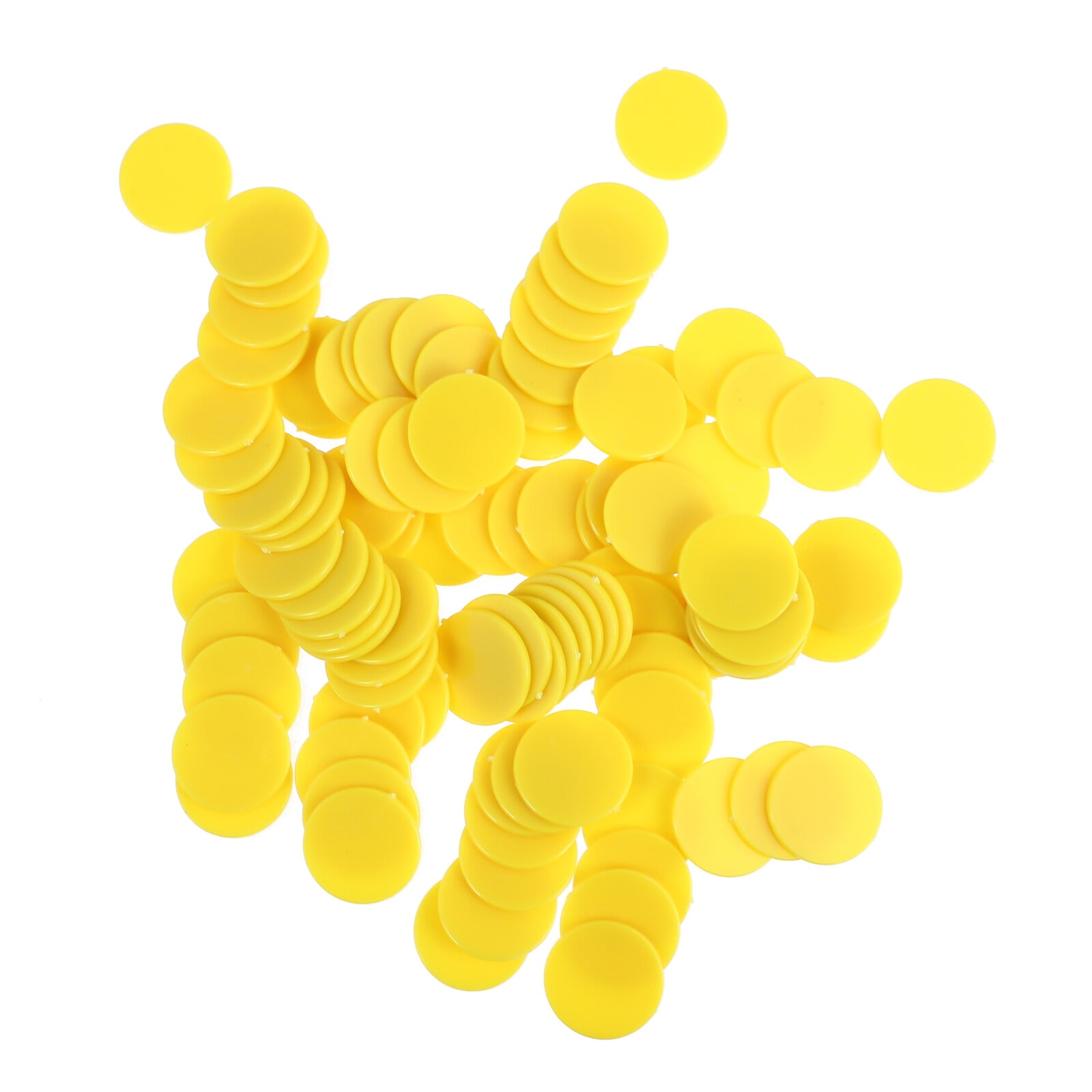 100Pcs Round Counting Chips Numbers Teaching Chips Plastic Kids Learning Toys