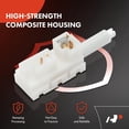 thumbnail image 4 of A-Premium Brake Light Switch Lamp Compatible with Buick Lesabre/Park Avenue 2000-2005 & Cadillac DeVille 2000-2005, Eldorado 2000-2002, Seville & Oldsmobile Aurora & Pontiac Bonneville, 4 Pins, 4 of 6