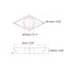 thumbnail image 2 of Carburo Torneado Insertos CCMT060204 para CNC Torno Indexable Fresado Reemplazo para SCFC Series Torneado Herramienta Soporte, 2 of 6