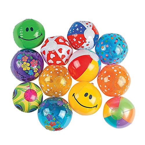 5 beach balls