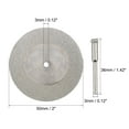 thumbnail image 4 of Uxcell 10 Pack 50mm Diamond Cutting Wheels Cut Off Pads with 2 Pack Mandrels for Rotary Tools, 4 of 5