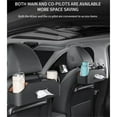 thumbnail image 3 of Car Back Seat Organizer with 2 Cup Holders, Tissue Box Storage and Phone Pocket, Non-slip Hooks for Snacks & Toys, Water-resistant and Easy to Clean for Family Road Trips and Travel, 3 of 8