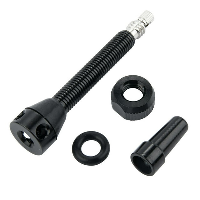 ZheElen 2 Pcs Tige de Valve de Pneu Installation Pratique Buse de Pneu Résistante à l'Usure Fournitures de Vélo Opération Simple Noyau de Pneu 1Ensemble