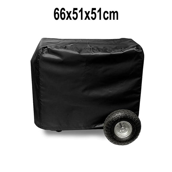 Bgsha Housse de Génératrice Coupe-Vent Housse de Protection Imperméable en Tissu Oxford Housse Polyvalente Protection de Capot de Moteur Noir