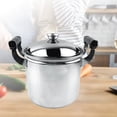 thumbnail image 4 of Marmite en Acier Inoxydable, Grande Capacité, Pot de Cuisson Profond pour Cuisinière à Induction, Usage Domestique et Commercial, 4 of 7