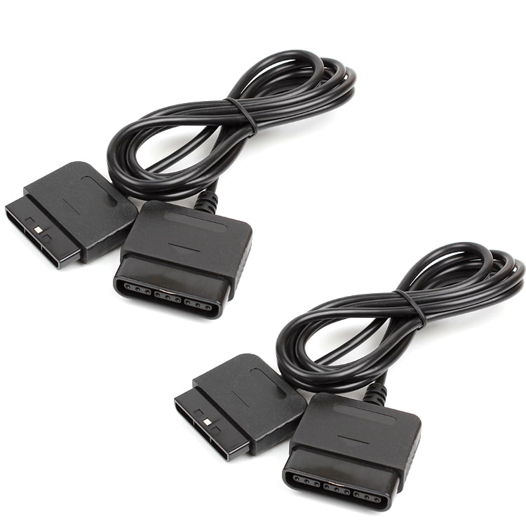 Wiresmith 2X 2Pack Extension Cable Cord for Sony PlayStation 2 Ps2