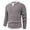 Khaki, variant on Men's Knit Pullover Sweater Notch Neck Long Sleeve Casual Ribbed Top
