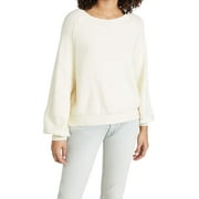 Free People Womens Found My Friend Pullover Sweater Large Cream