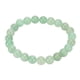 thumbnail image 1 of Pulsera de Cuentas Pulsera de Cristal Natural elástica de 8 mm de diámetro Elegante para Regalo de descompresión de meditación Unisex Aventurina Verde, 1 of 5